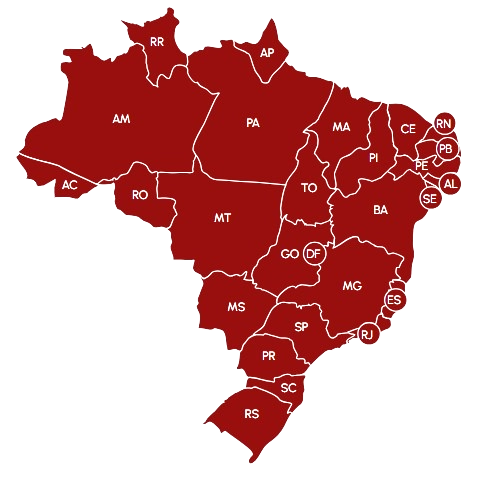 Atendimento em todo o território nacional